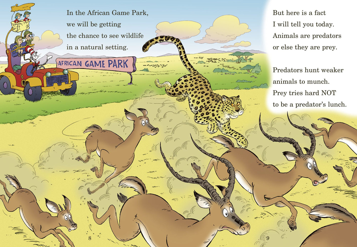 Safari, So Good!: All About African Wildlife (Cat in the Hat's Learning Library Series)