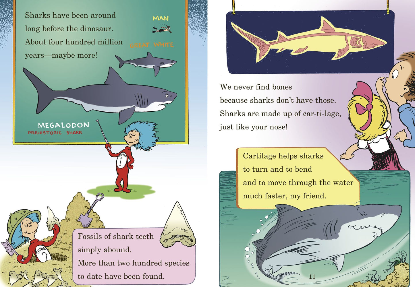 Hark! A Shark!: All About Sharks (Cat in the Hat's Learning Library Series)