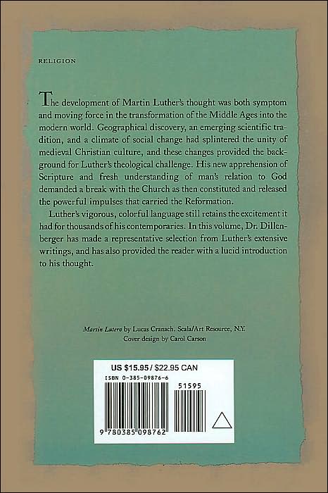 Martin Luther: Selections from His Writings