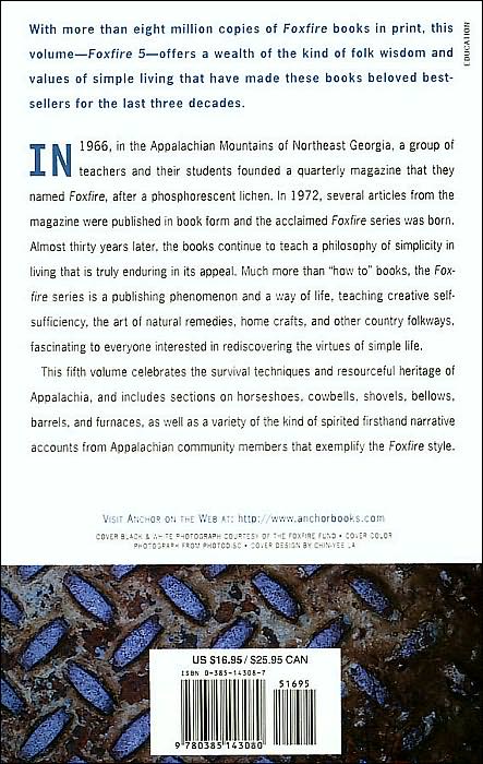 Foxfire 5: Ironmaking, Blacksmithing, Flintlock Rifles, Bear Hunting