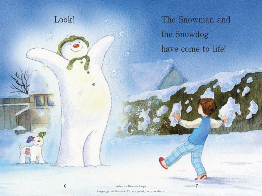 The Snowman and the Snowdog (Step into Reading Book Series: A Step 1 Book)