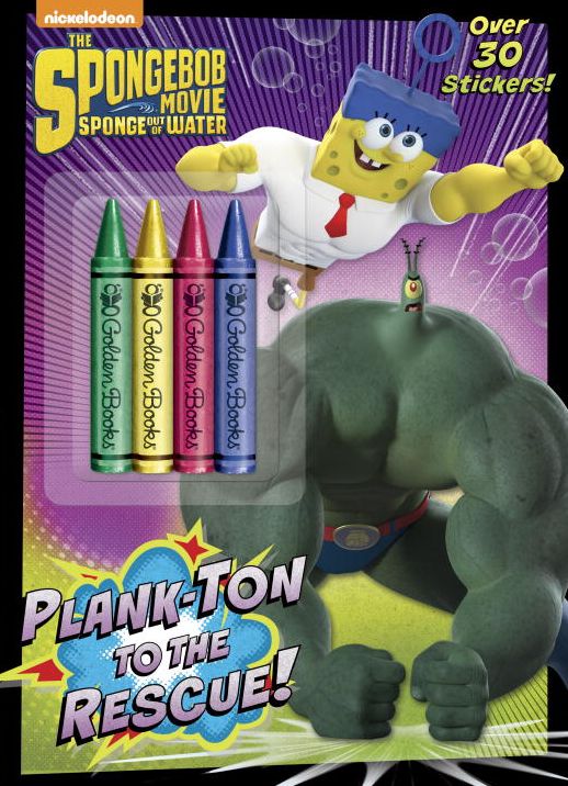 SpongeBob Movie Tie-In Chunky Crayon with Stickers (SpongeBob SquarePants)