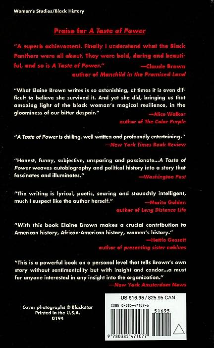 A Taste of Power: A Black Woman's Story