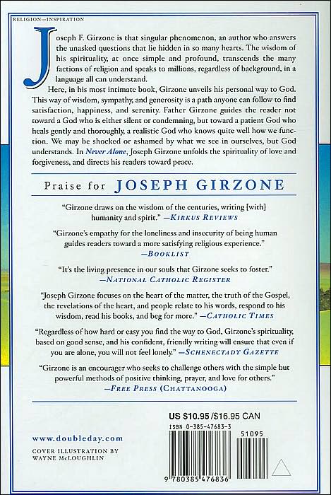 Never Alone: A Personal Way to God by the Author of Joshua