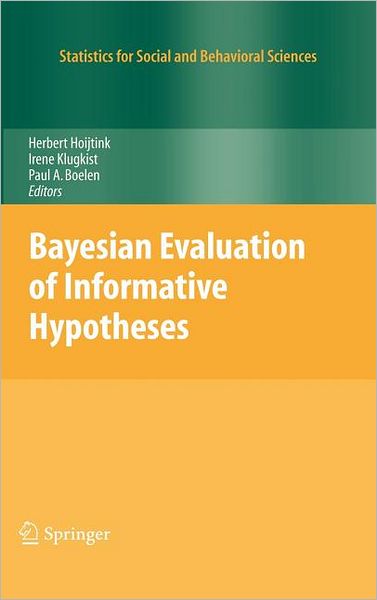 Bayesian Evaluation of Informative Hypotheses