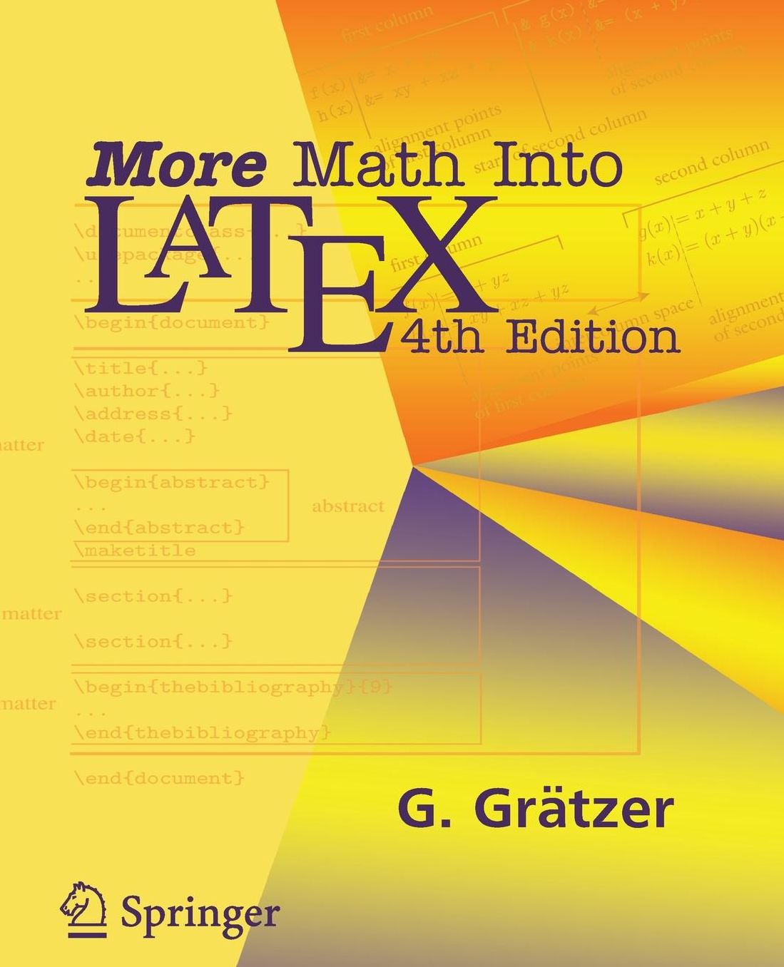 More Math Into LaTeX