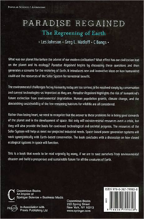 Paradise Regained: The Regreening of Earth
