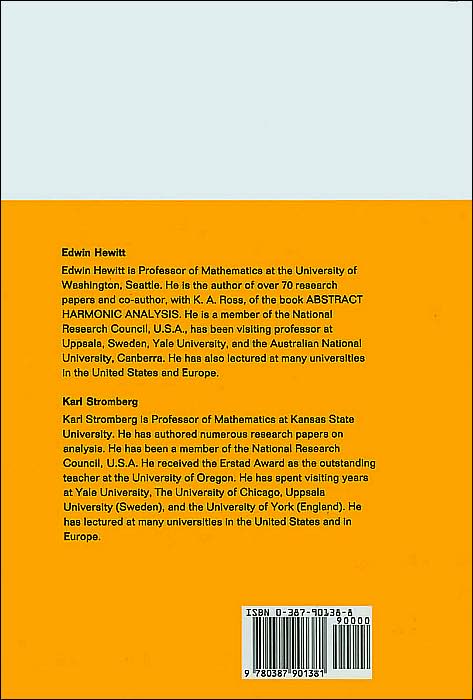 Real and Abstract Analysis: A Modern Treatment of the Theory of Functions of a Real Variable