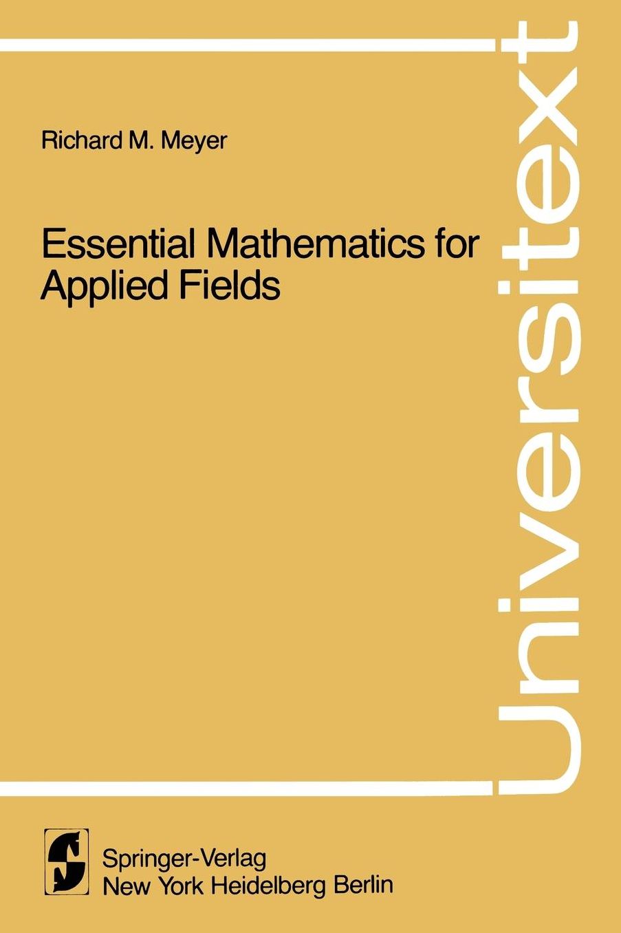 Essential Mathematics for Applied Fields