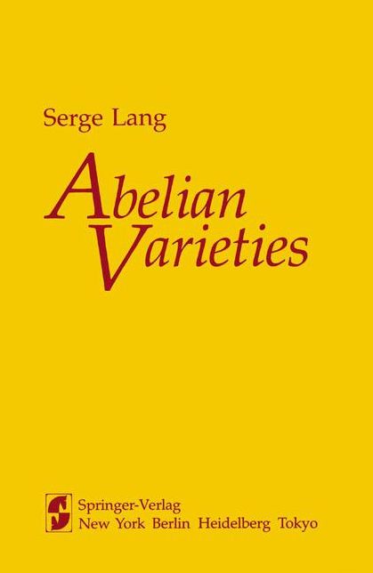 Abelian Varieties