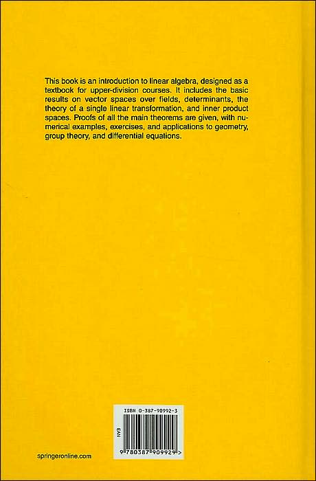 Linear Algebra: An Introductory Approach