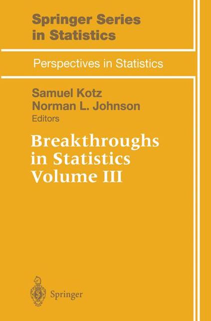 Breakthroughs in Statistics: Volume III