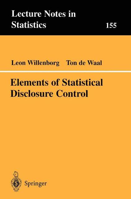Elements of Statistical Disclosure Control