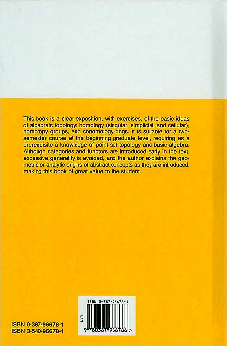 An Introduction to Algebraic Topology