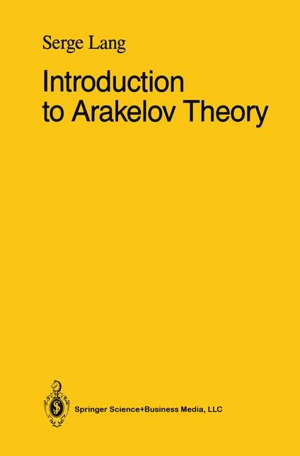 Introduction to Arakelov Theory