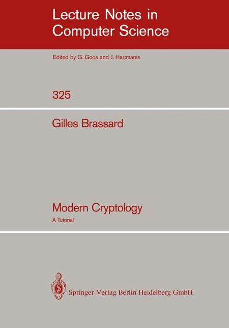 Modern Cryptology: A Tutorial