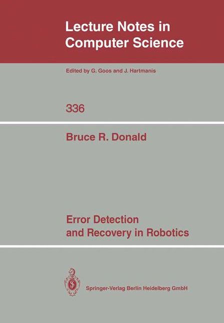 Error Detection and Recovery in Robotics