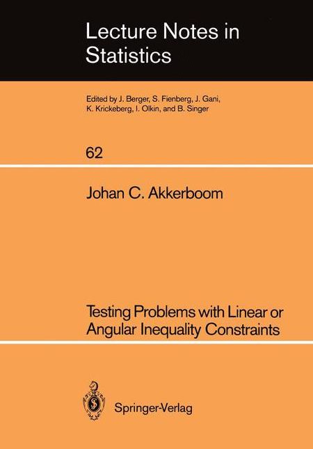 Testing Problems with Linear or Angular Inequality Constraints