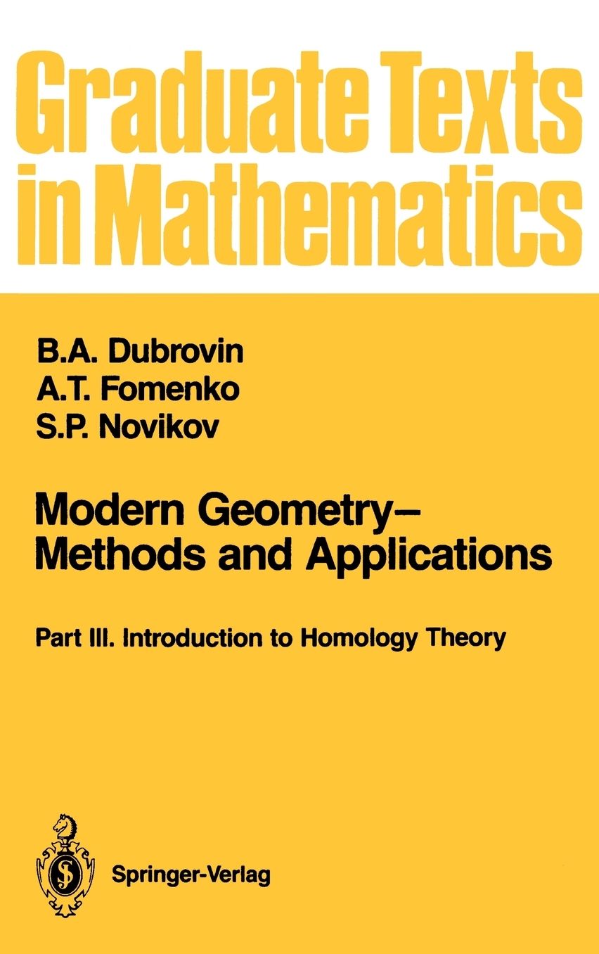 Modern Geometry--Methods and Applications: Part III: Introduction to Homology Theory