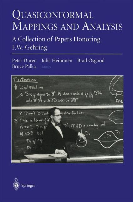 Quasiconformal Mappings and Analysis: A Collection of Papers Honoring F.W. Gehring