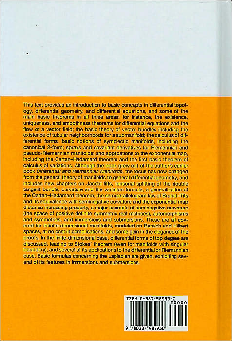 Fundamentals of Differential Geometry