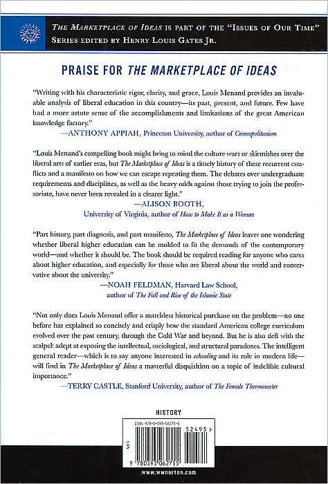 The Marketplace of Ideas: Reform and Resistance in the American University (Issues of Our Time Series)