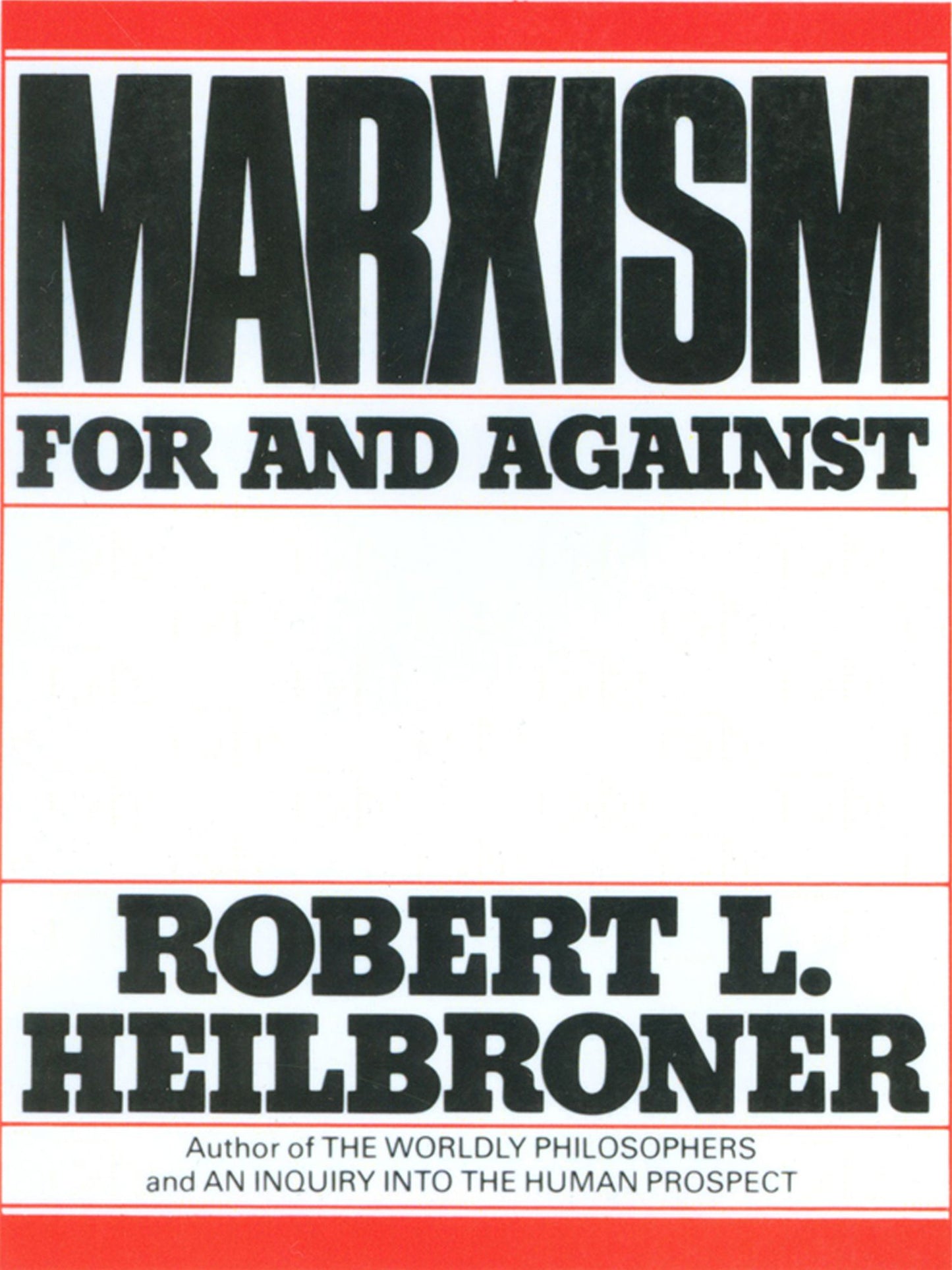 Marxism: For and Against