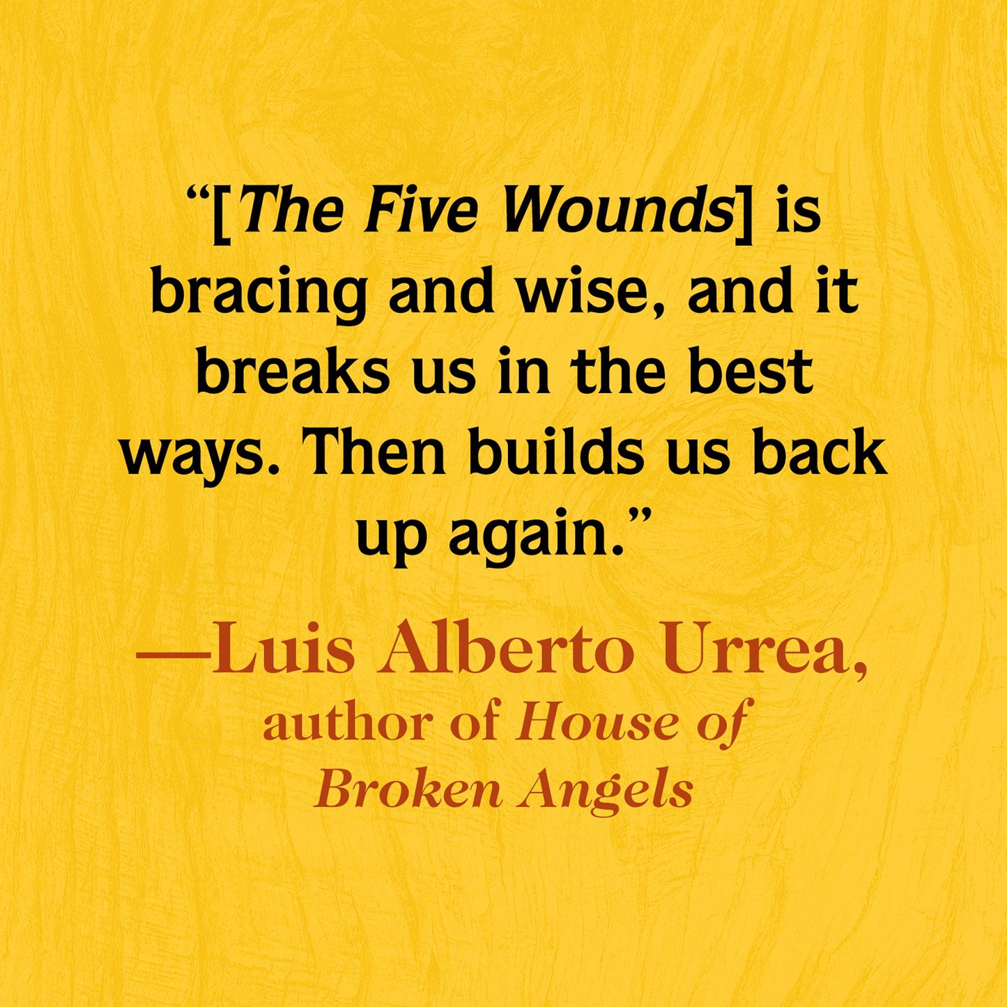The Five Wounds: A Novel