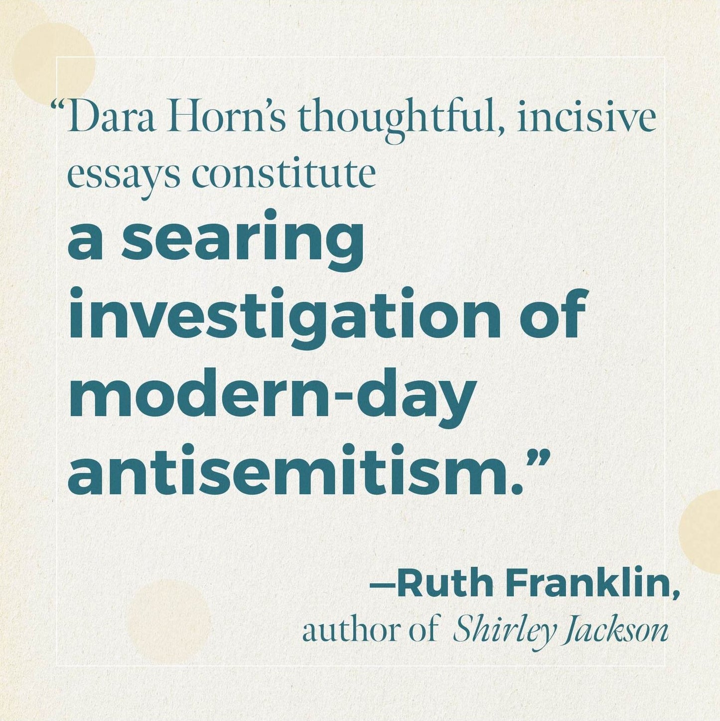 People Love Dead Jews: Reports from a Haunted Present