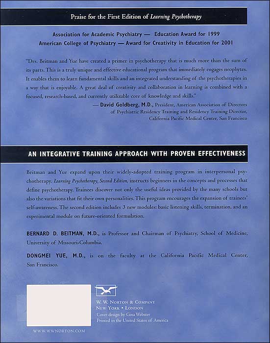 Learning Psychotherapy