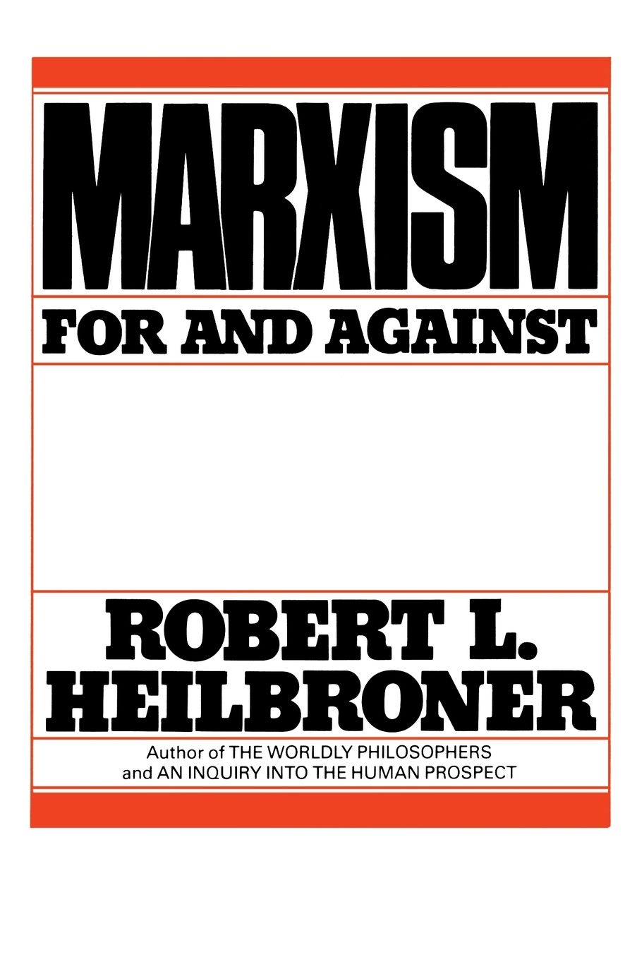 Marxism, for and Against