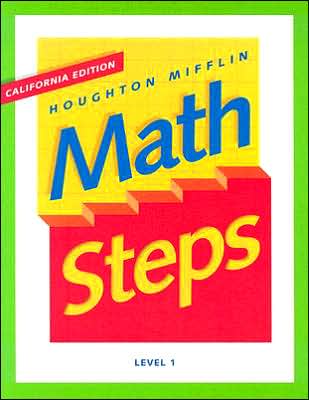 Houghton Mifflin Math Steps: Student Edition Level 1 2000