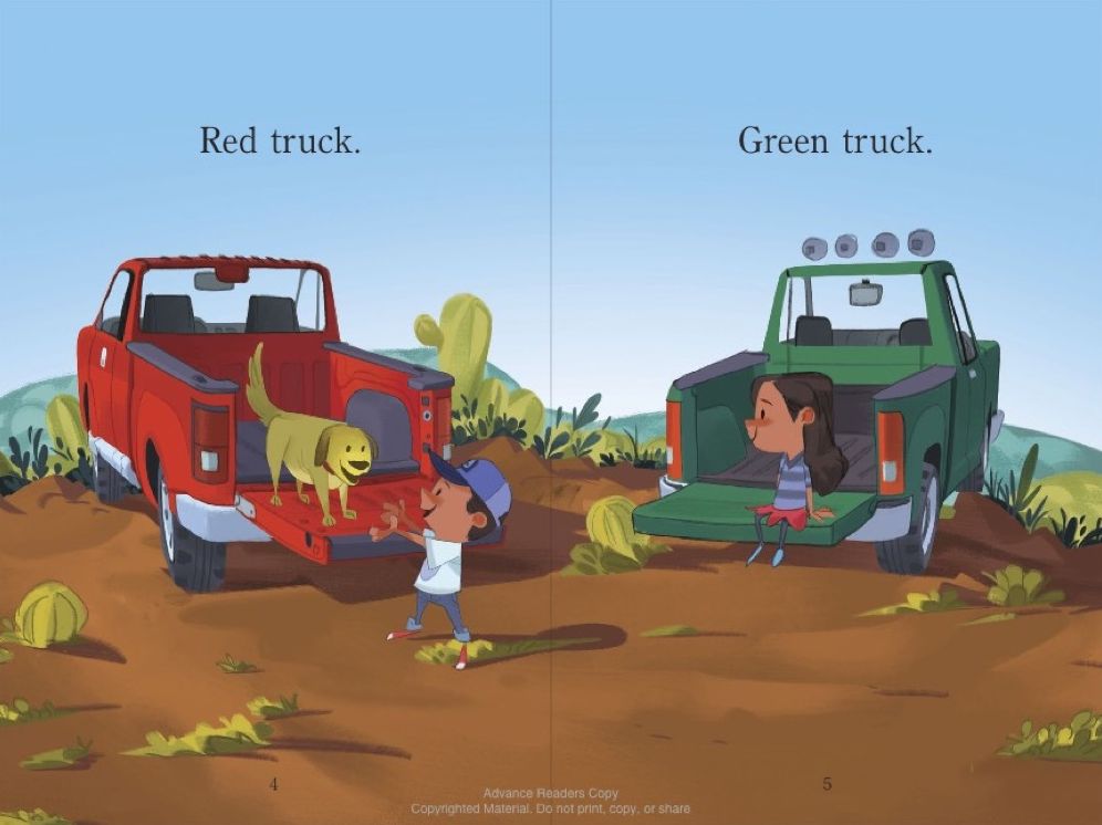 Go, Go, Trucks! (Step into Reading Book Series: A Step 1 Book)