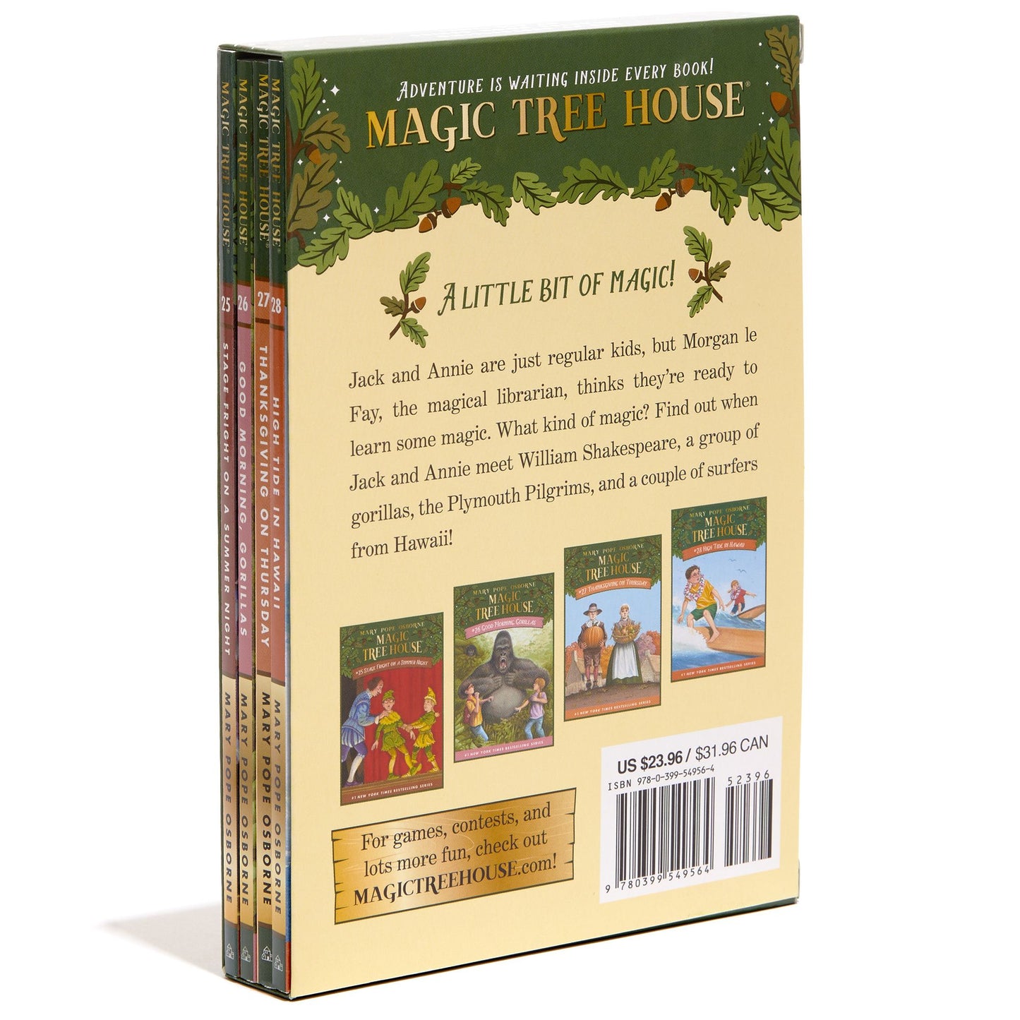 Magic Tree House Volumes 25-28 Boxed Set