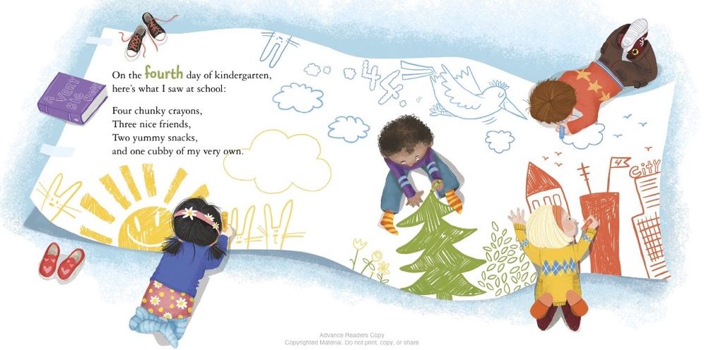 The 12 Days of Kindergarten: A Book for Kindergarteners