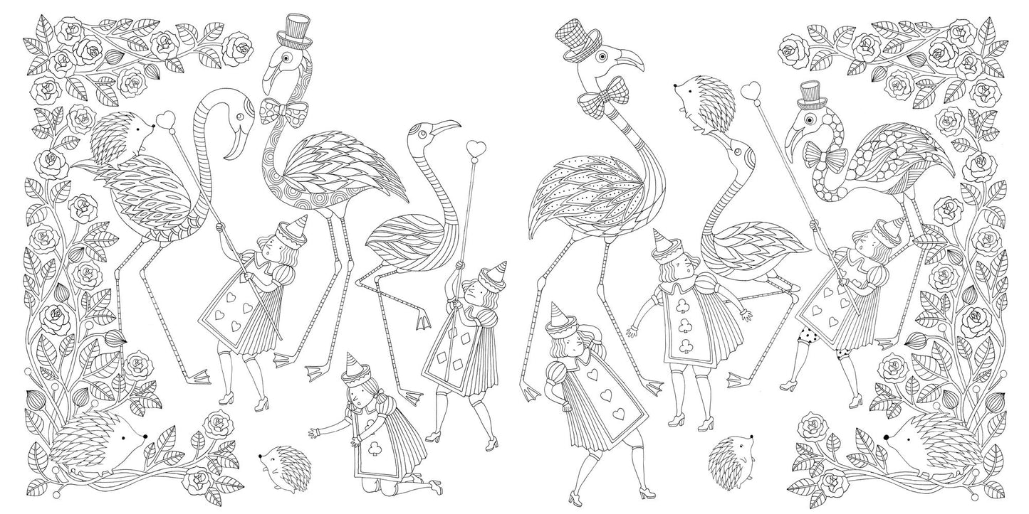 Wonderland: A Coloring Book Inspired by Alice's Adventures!