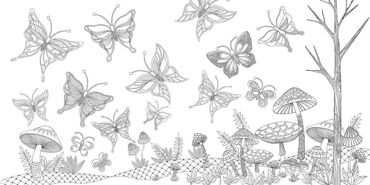 Wonderland: A Coloring Book Inspired by Alice's Adventures!