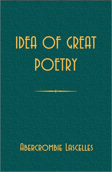 Idea of Great Poetry