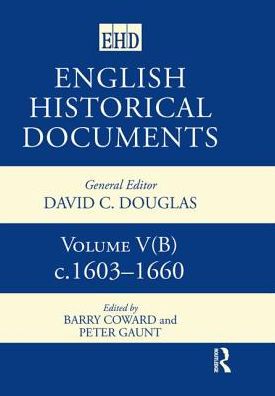 English Historical Documents, 1603-1660