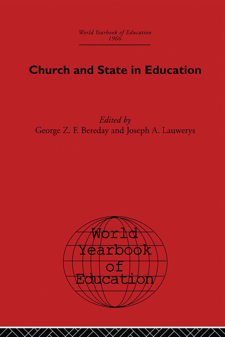 World Yearbook of Education: Church and State in Education