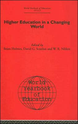 World Yearbook of Education: Higher Education in a Changing World