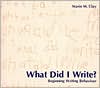 What Did I Write?: Beginning Writing Behaviour