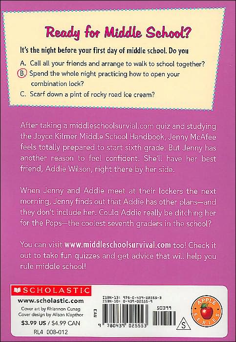 Can You Get an F In Lunch? (How I Survived Middle School Series #1)
