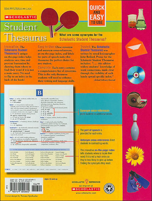 Scholastic Student Thesaurus