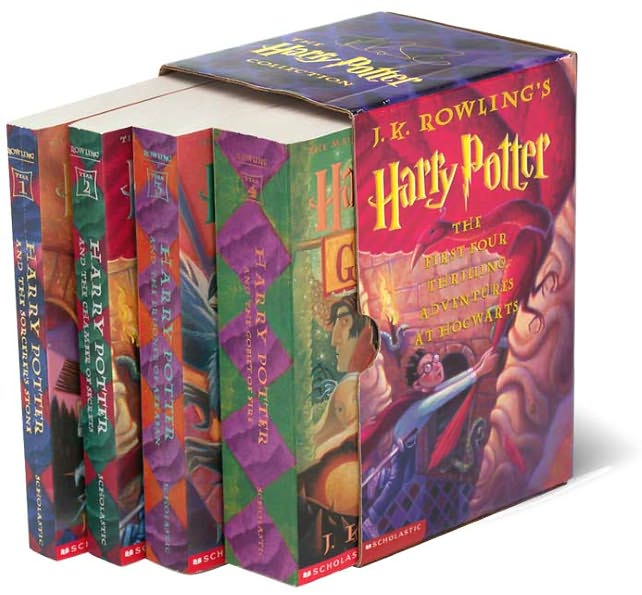 Harry Potter Paperback Boxed Set, Books 1-4