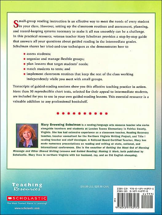 Guided Reading in Grades 3-6: Everything You Need to Make Small-Group Reading Instruction Work in Your Classroom