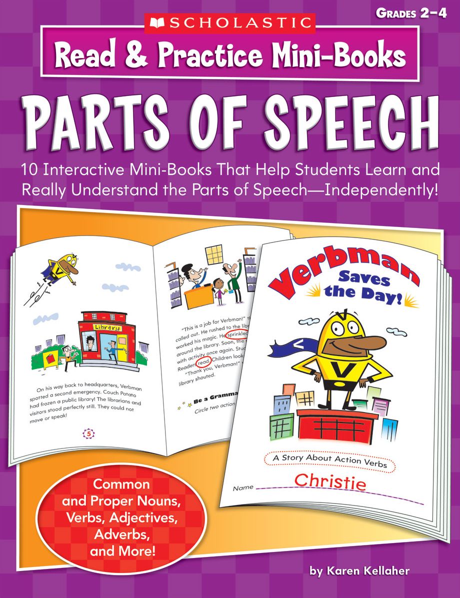 Read & Practice Mini-Books: Parts of Speech: 10 Interactive Mini-Books That Help Students Learn and Understand the Parts of Speech-Independently!