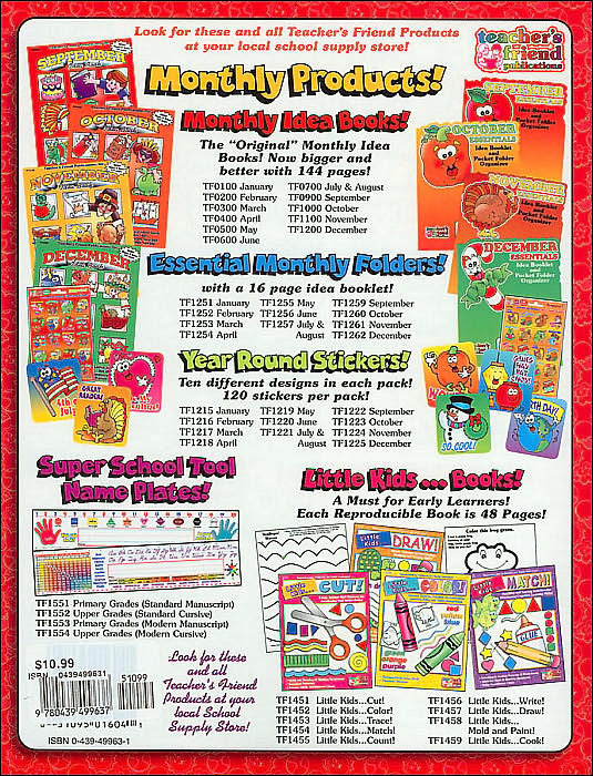 Summer Idea Book: A Creative Idea Book for the Elementary Teacher