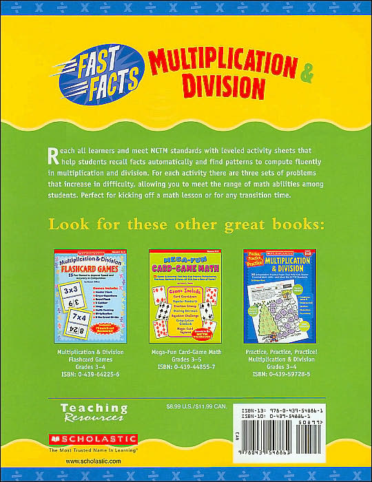 Fast Facts: Multiplication & Division