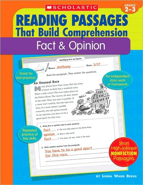Reading Passages That Build Comprehension: Fact and Opinion